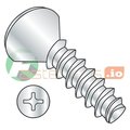 Newport Fasteners Thread Forming Screw, #6 x 1/2 in, Zinc Plated Steel Oval Head Phillips Drive, 7000 PK 401796